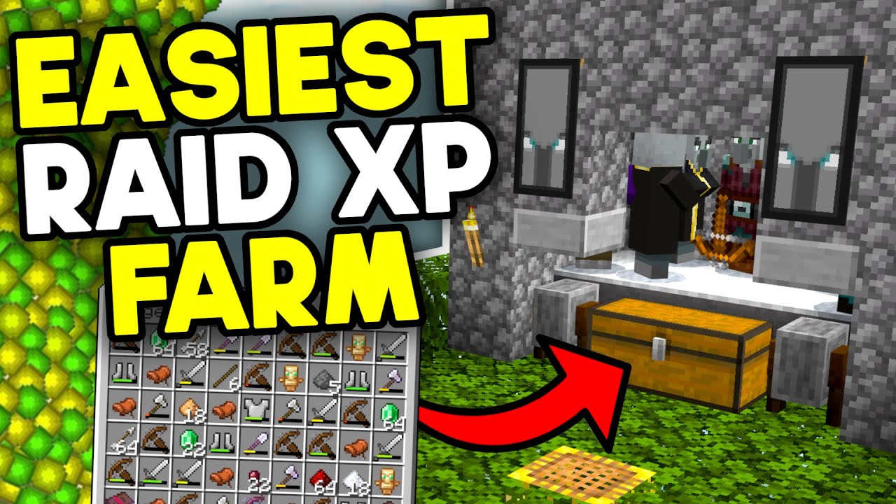 Easiest Minecraft Bedrock Raid XP Farm 1.21 (2026)
