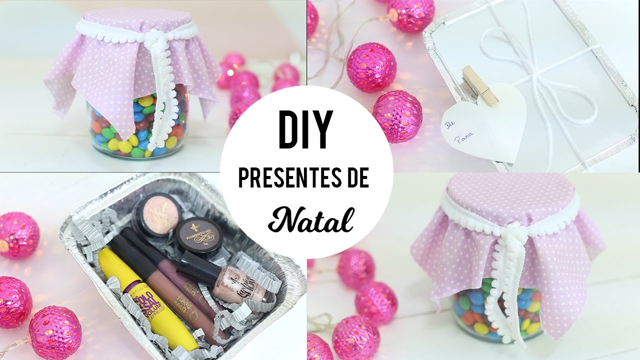 DIY: Presentes criativos e baratinhos de Natal