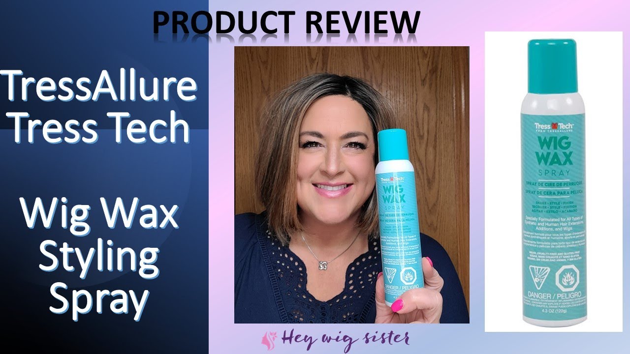 PRODUCT REVIEW- TressAllure Tress Tech Wig Wax | Spray styling product for WIGS!!