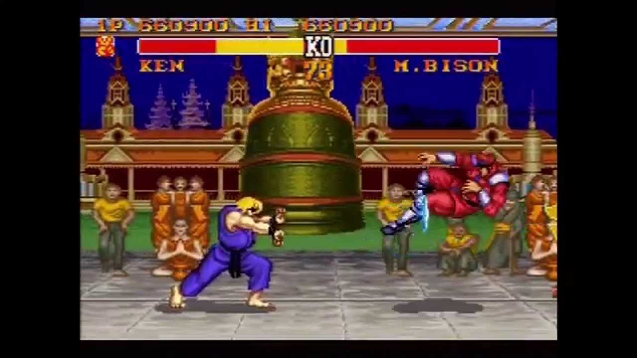 Street Fighter II Turbo (Actual SNES Capture) - Ken Playthrough on Max Difficulty