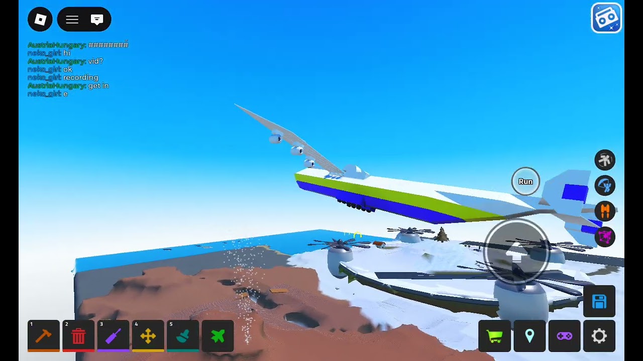 Mini Antonov crash by my friend 