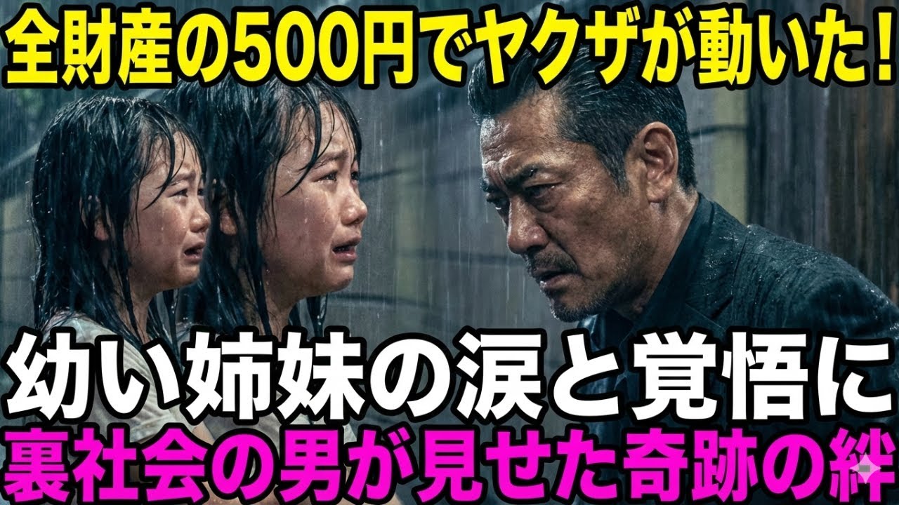 ヤクザの事務所に「500円でお母さんを助けて」と現れた幼い姉妹。刺青の男が流した涙と、7年後の奇跡の恩返しに涙が止まらない