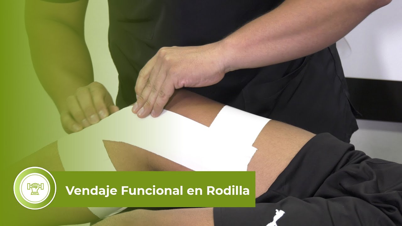 Vendaje funcional en rodilla