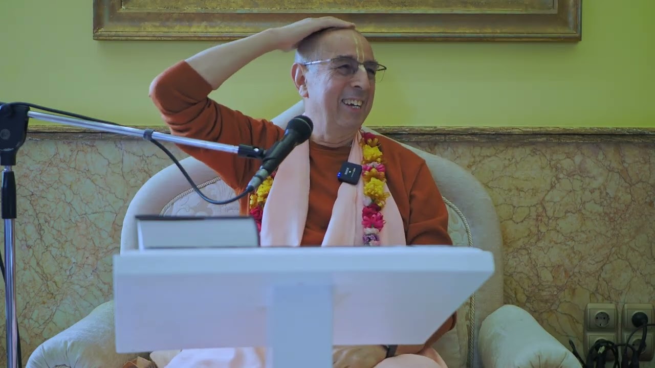 January 18, 2026 - Budapest - Class at Brahmotsava of Sri Sri Doyal Nitai Vijay Gauranga - Eng/Rus