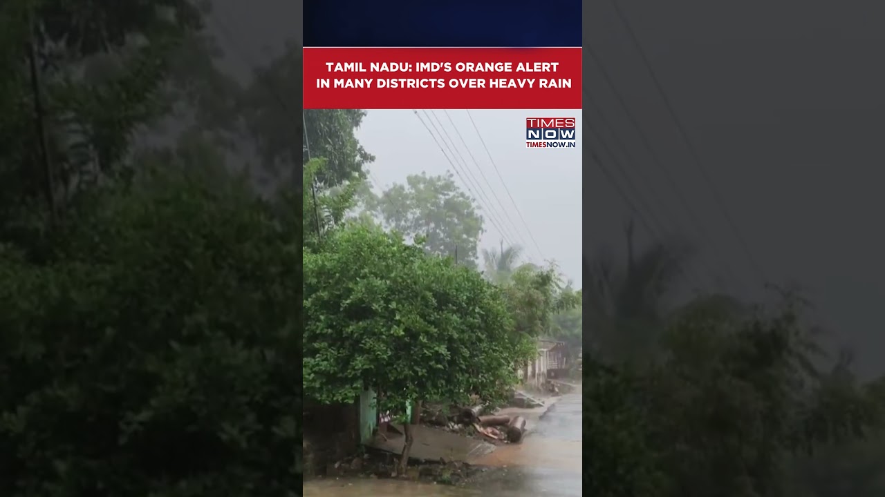Tamil Nadu: IMD Issues Orange And Yellow Alert Across Several Districts Over Heavy Rain #shorts
