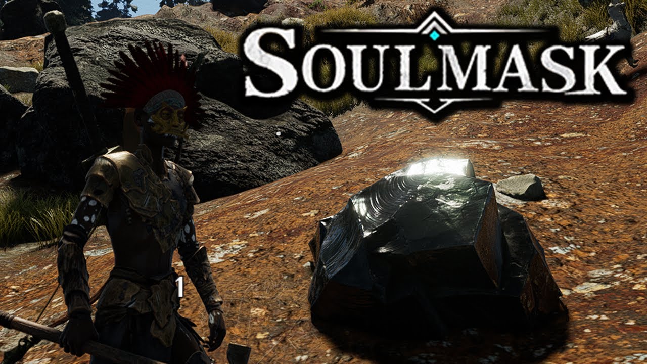 Eisen und Obsidian abbauen - Soulmask gameplay deutsch #51