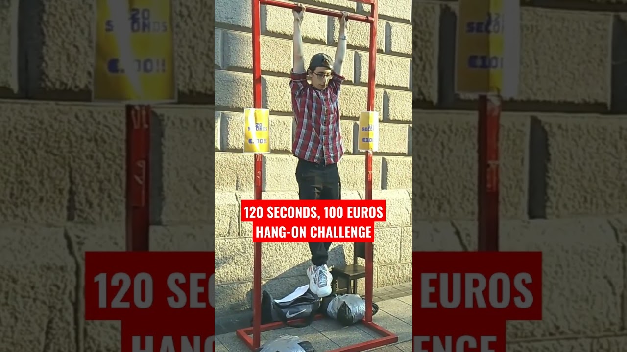 120 SECONDS, 100 EUROS | HANG-ON CHALLENGE | DUBLIN CITY