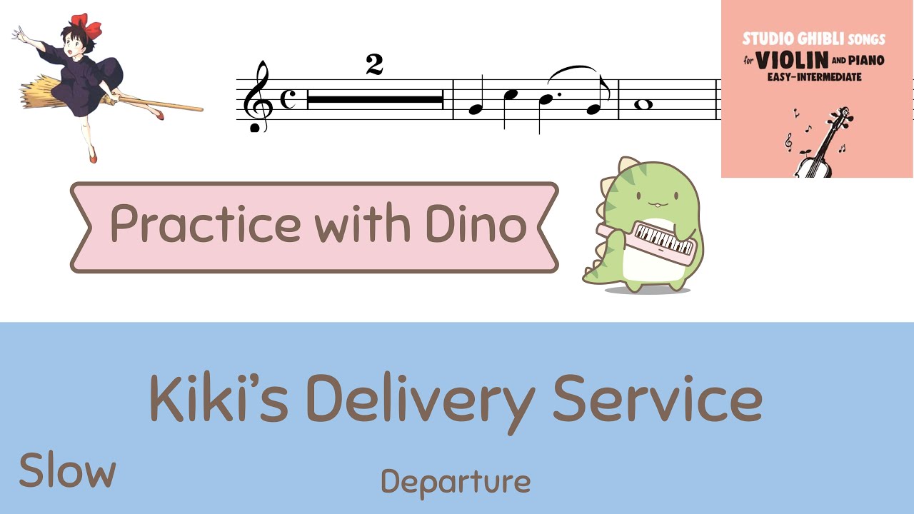 Departure (from Kiki’s Delivery Service) ABRSM 2024 Violin grade 5 (B13)
