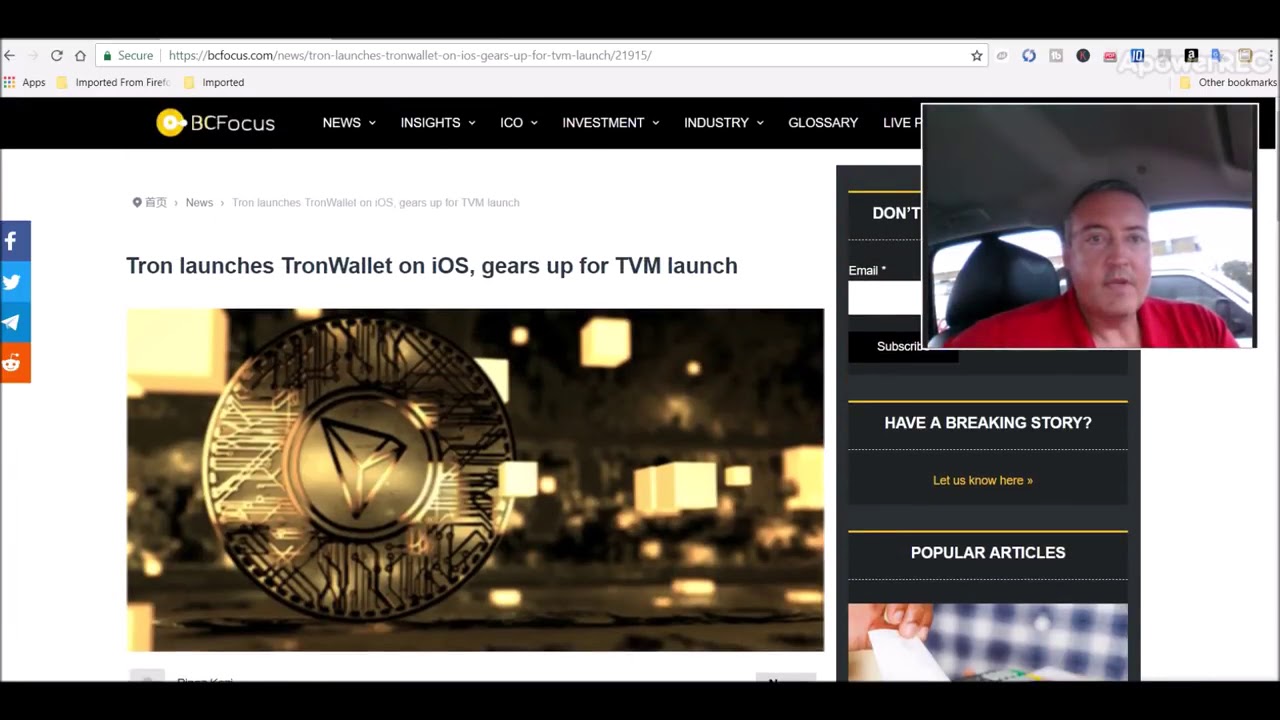 Tron Wallet APP and Free Bitcoin Giveaway!