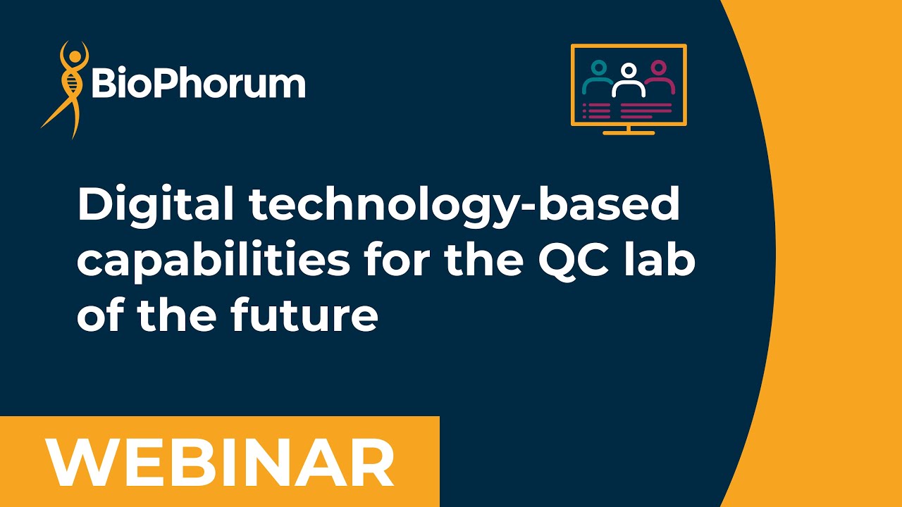 Digital technology-based capabilities for the QC lab of the future webinar