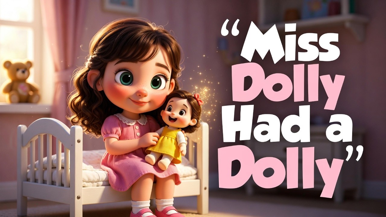 Miss Dolly Had a Dolly 🧸💖 | Sweet Doctor Nursery Rhyme | Magical Healing Song for Kids