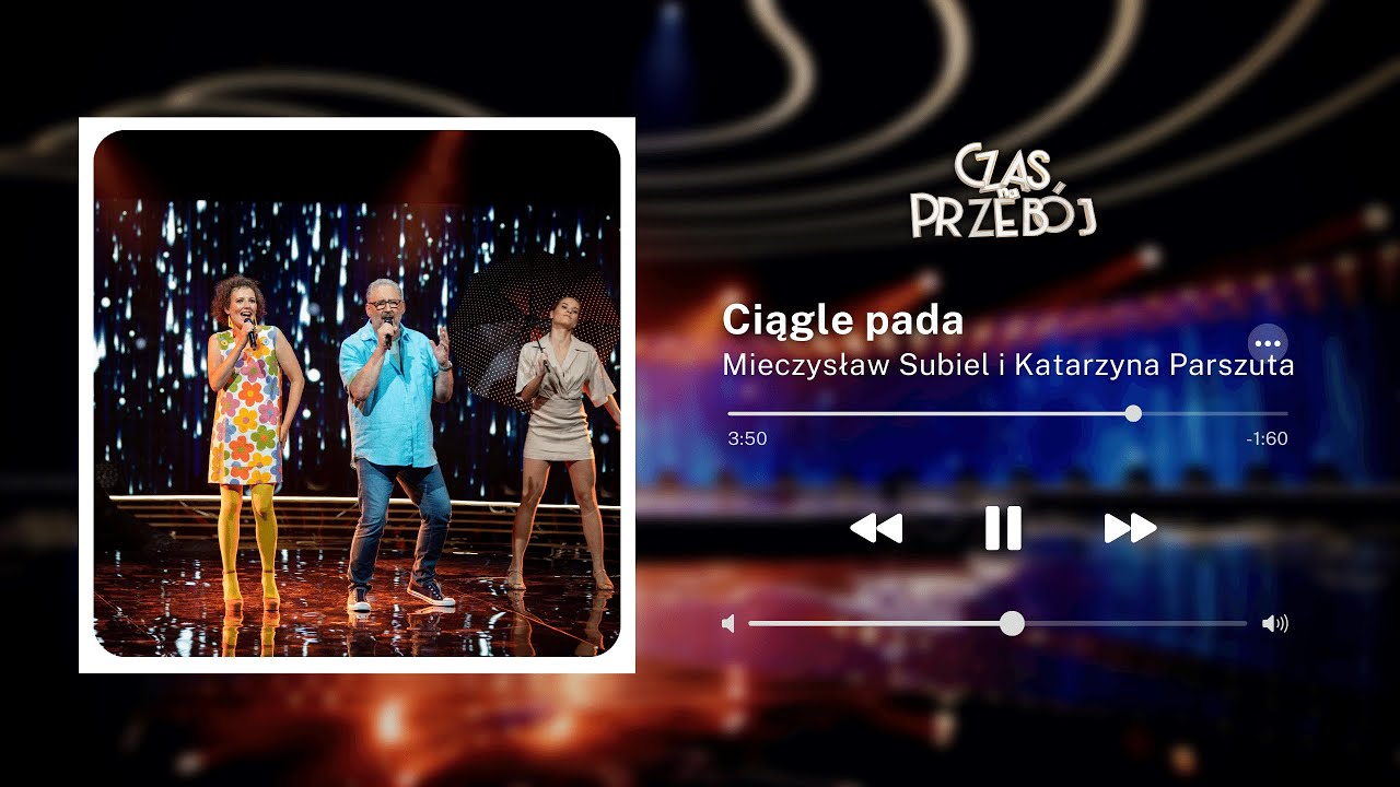 „Ciągle pada” - Mieczysław Subiel i Katarzyna Parszuta | Czas na Przebój