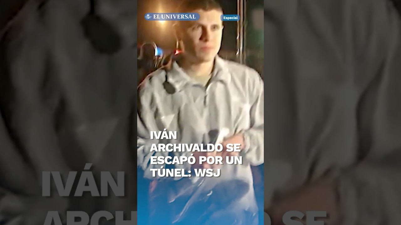 Iv&aacute;n Archivaldo huy&oacute; por t&uacute;nel secreto en Culiac&aacute;n, como su padre, y as&iacute; evadi&oacute; captura  WSJ #shorts