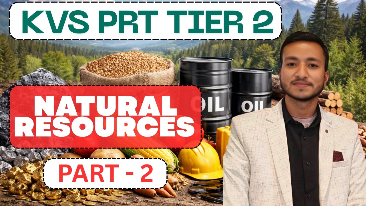 Natural resources part 2 । KVS PRT Tier 2 | visual arts classes #visualarts #kvsprttier2 #kvsprt