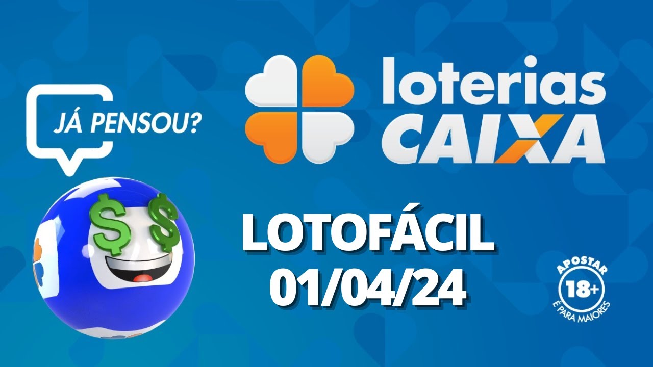 Lotofácil - Concurso no 3067 - 01/04/2024