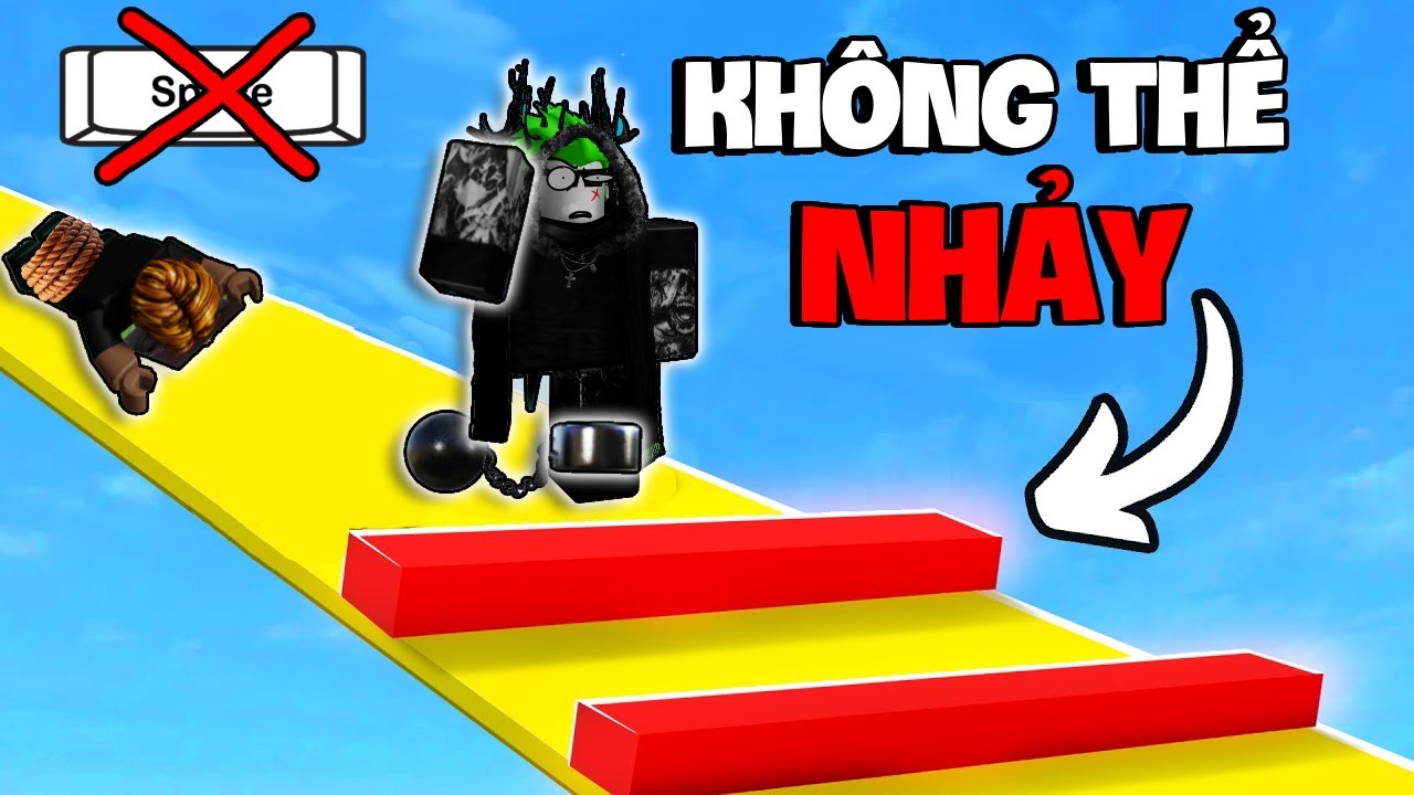 Roblox Obby NHƯNG Mình KHÔNG THỂ NHẢY...