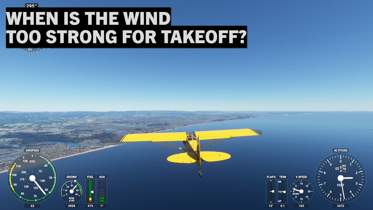 Crosswind Calculations Tutorial in Microsoft Flight Simulator