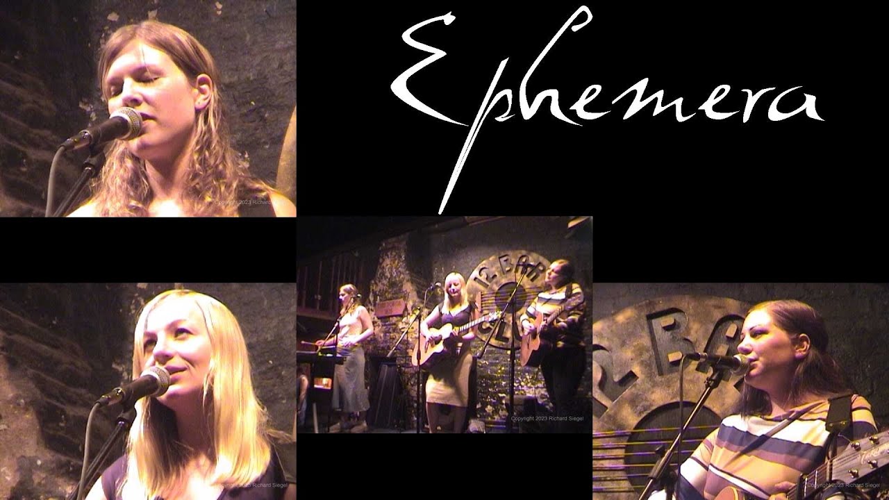 Ephemera Perform 'I Think He's Dead' Live At 12 Bar Club London For OnlineTV By Rick Siegel