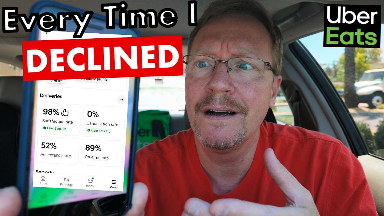 How UberEats Punishes Drivers For NOT Taking Offers