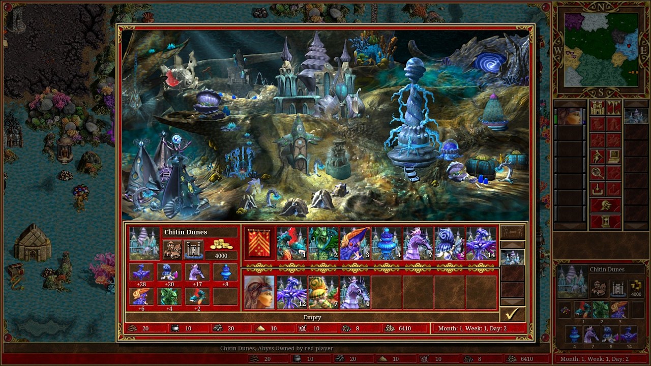 Abyss town (Heroes 3 VCMI mod)