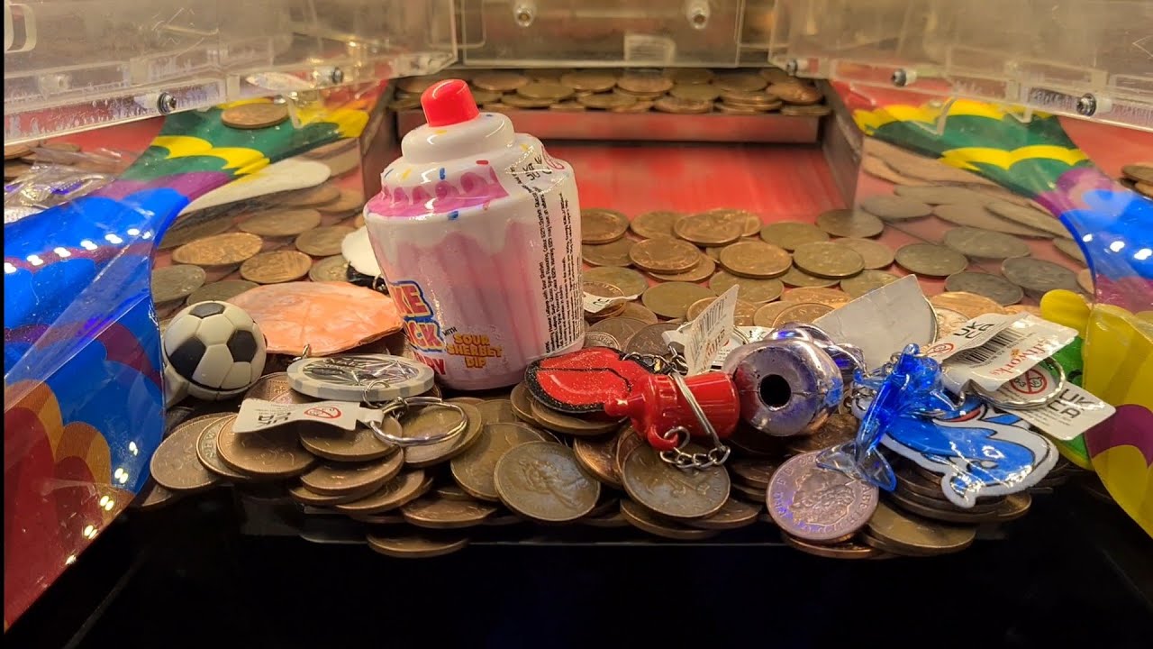 lucky day at 2p pushers machine