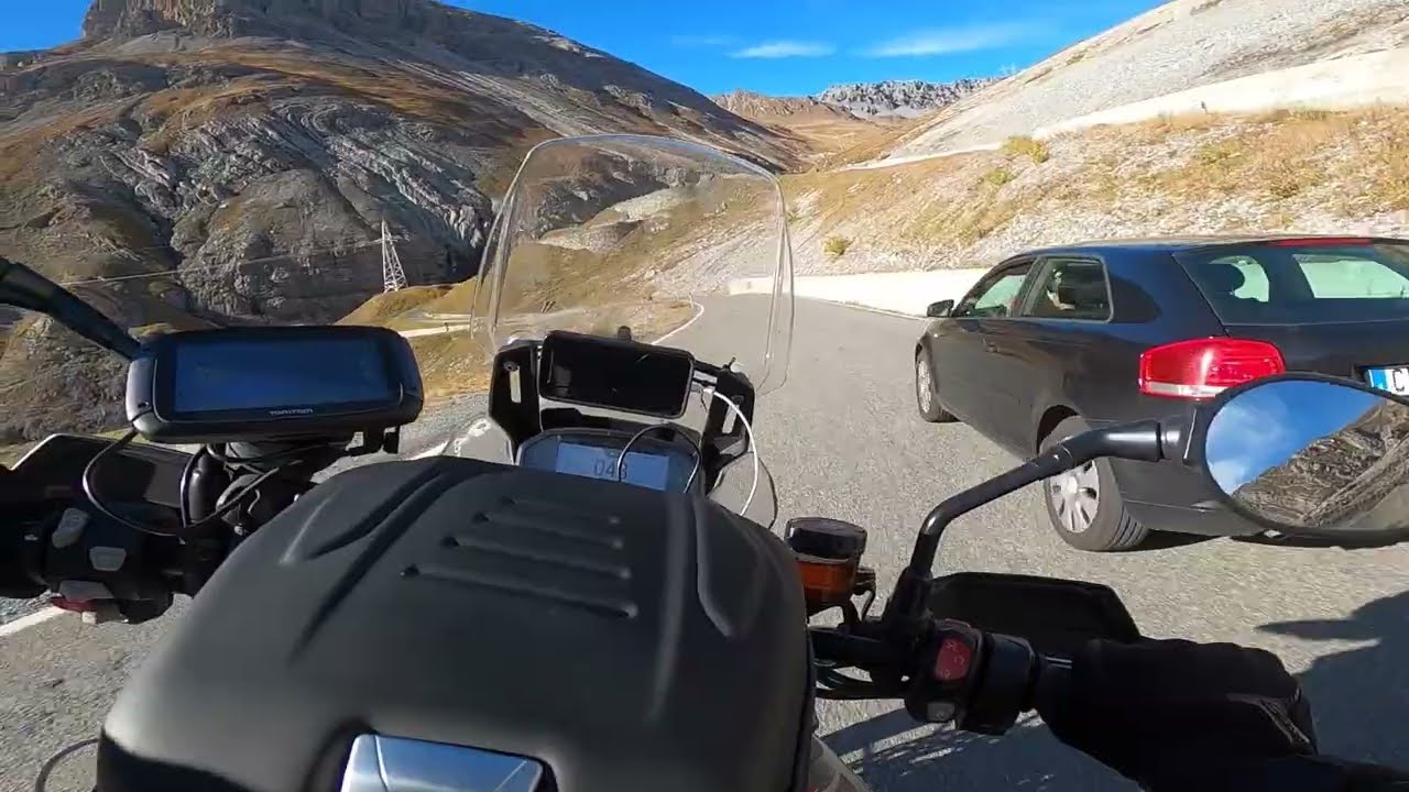 Triumph Tiger 850 Sport POV descent from Stelvio
