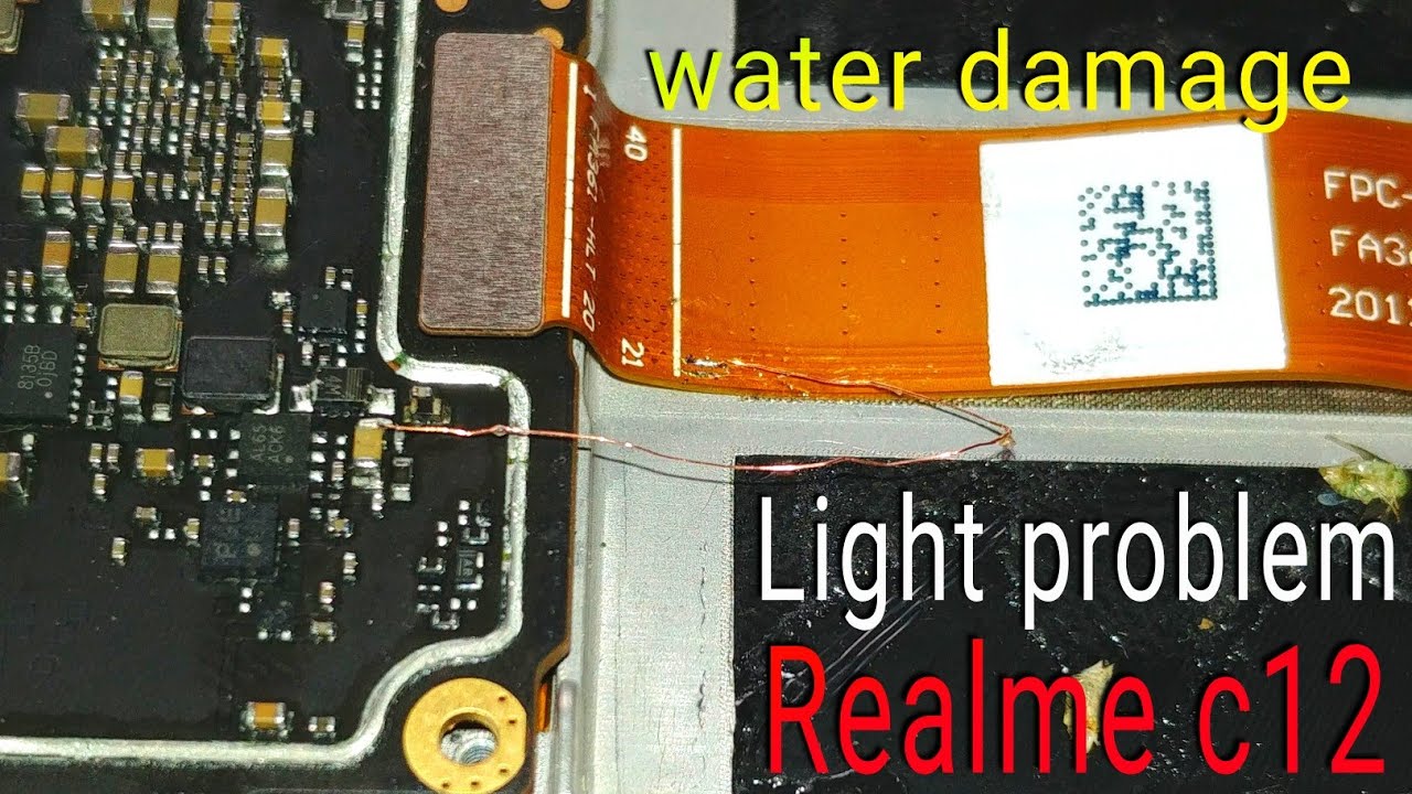 Realme c12 light jumper 100% Dane | realme c12 light problem solve