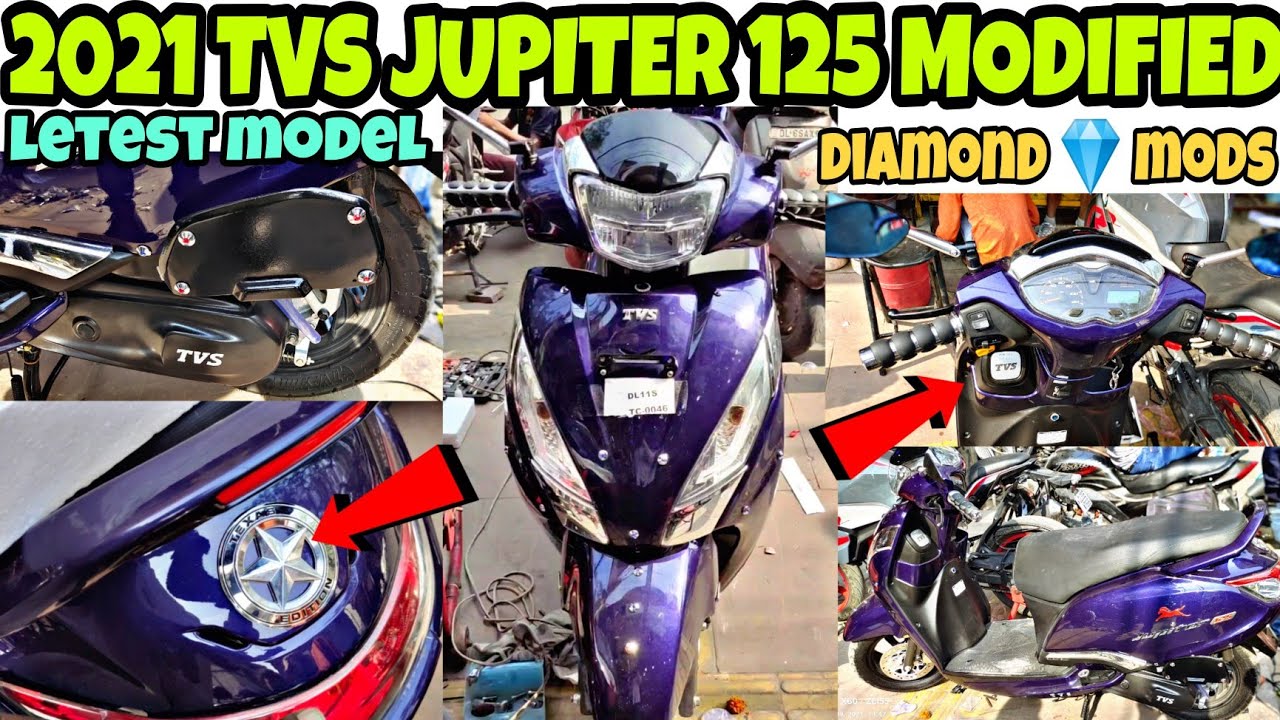 New Tvs jupiter bs6 modification | Tvs jupiter modified light |  New model Tvs jupiter 125 bs6 2021