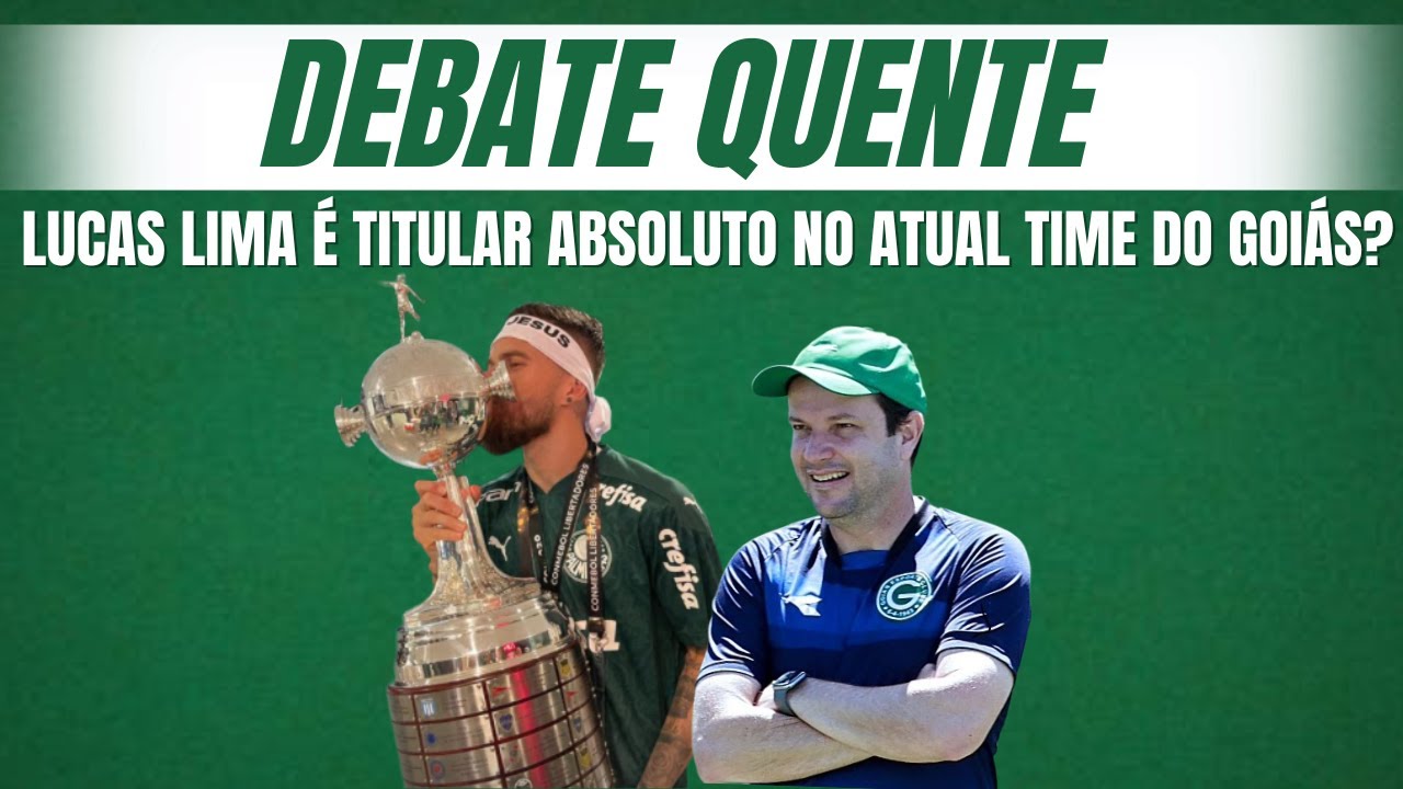 Feras batem boca sobre titularidade de Lucas Lima no Goiás: “absoluto”