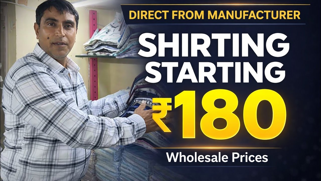 Direct Manufacturer Se Shirt ₹180 Se 😱 | Super Wholesaler Ahmedabad | Montu Bhai Ke Vlogs