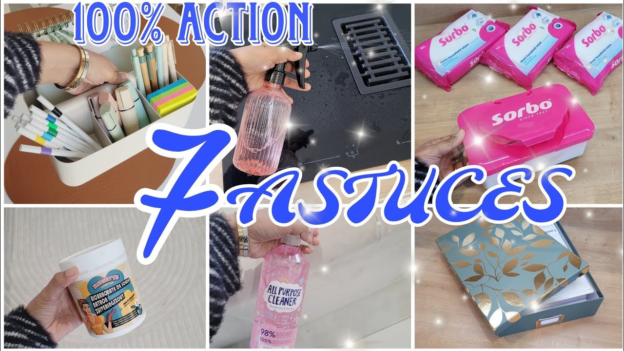 💙🔹️7 ASTUCES 100% ACTION _ TEST PRODUITS #astucesaction  #testaction #action #actionfrance #ultenic