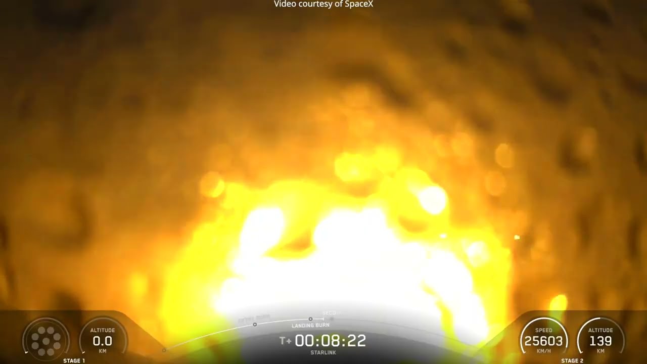 SpaceX Starlink 405 launch and Falcon 9 first stage landing, 11 July 2026