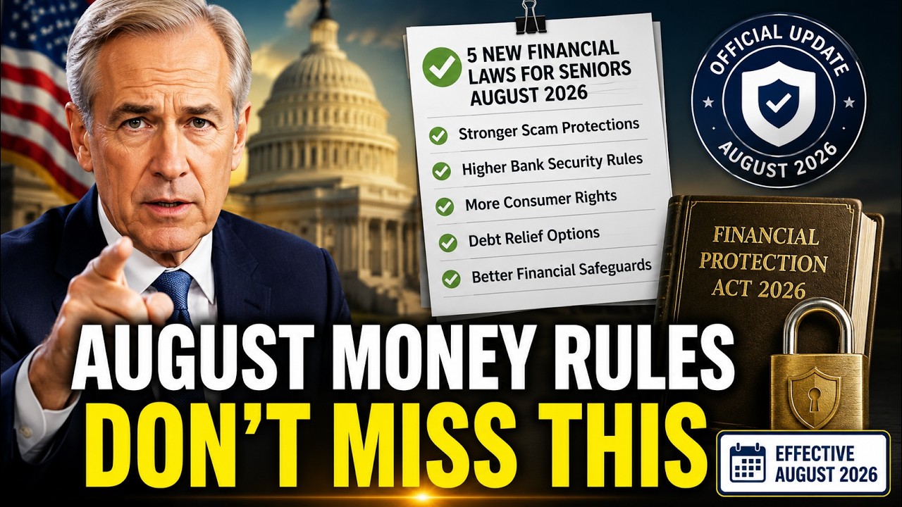 🚨  5 New Financial Laws for Seniors in August 2026 (Protect Your Money Now) | Authentic News