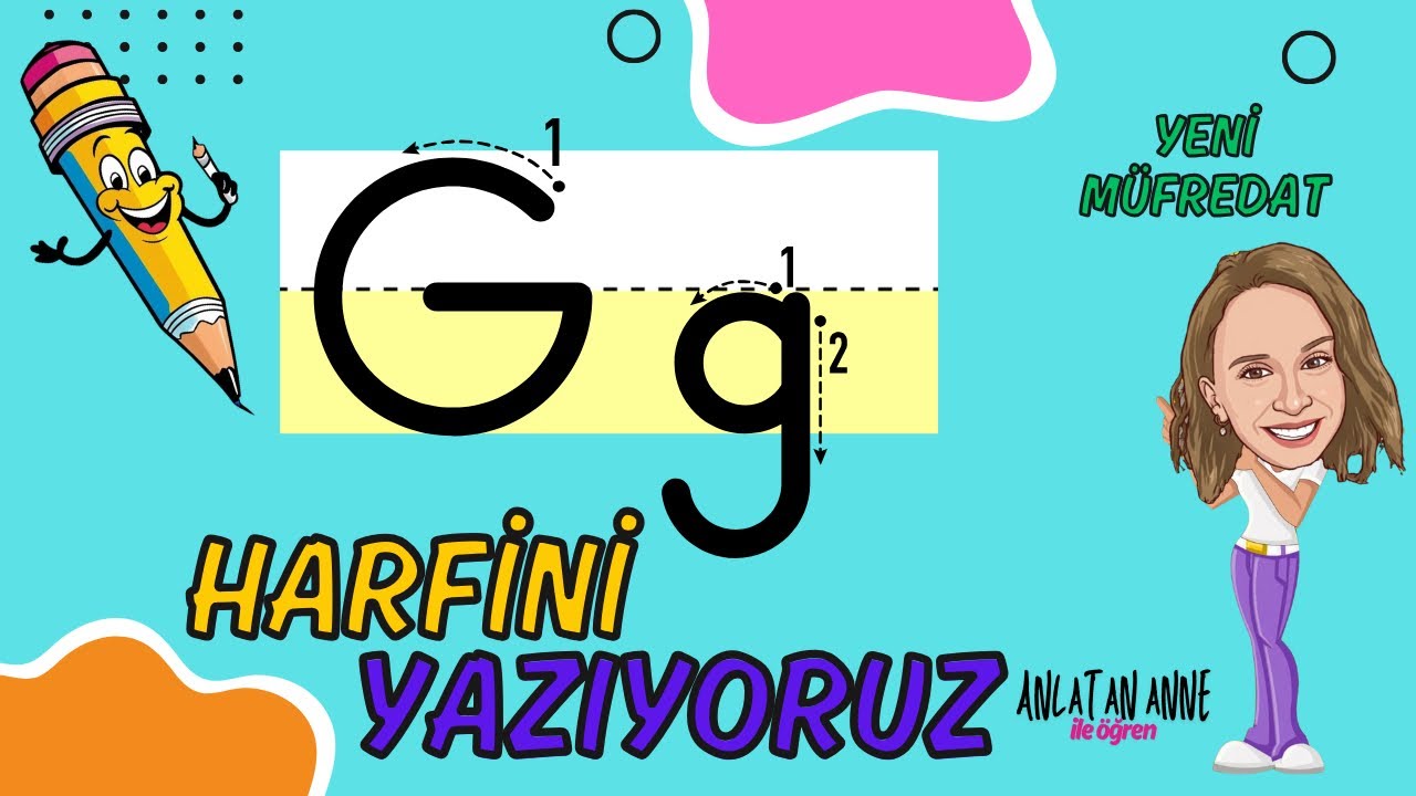 1. Sınıf “g-G” Harfinin Yazımı - G Sesini Hissetme (Yeni Müfredat) #birincisınıf #yenimüfredat