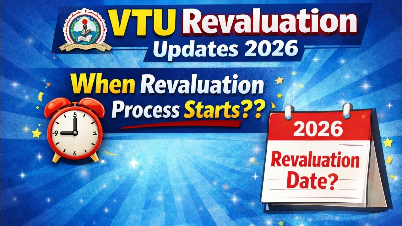 VTU REVALUATION updates 2026 || 