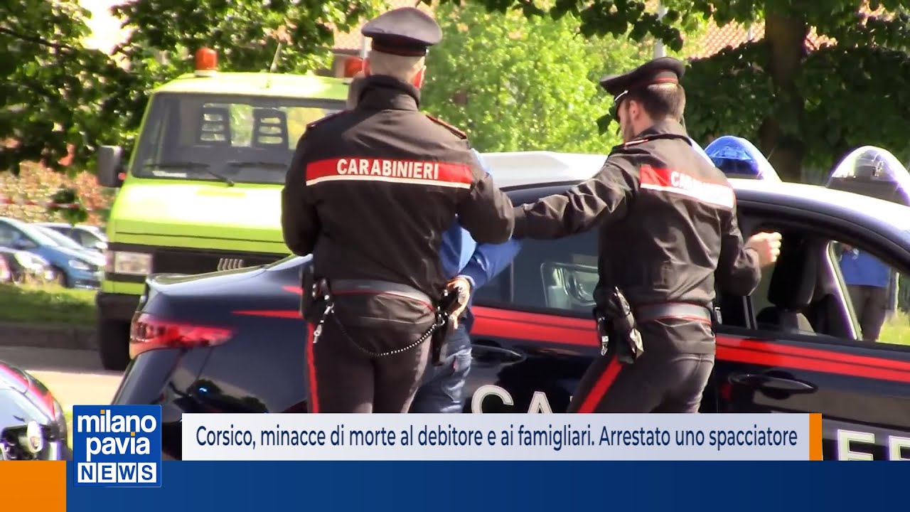 Corsico, non gli paga la droga. Spacciatore arrestato dopo 200 minacce di morte al debitore