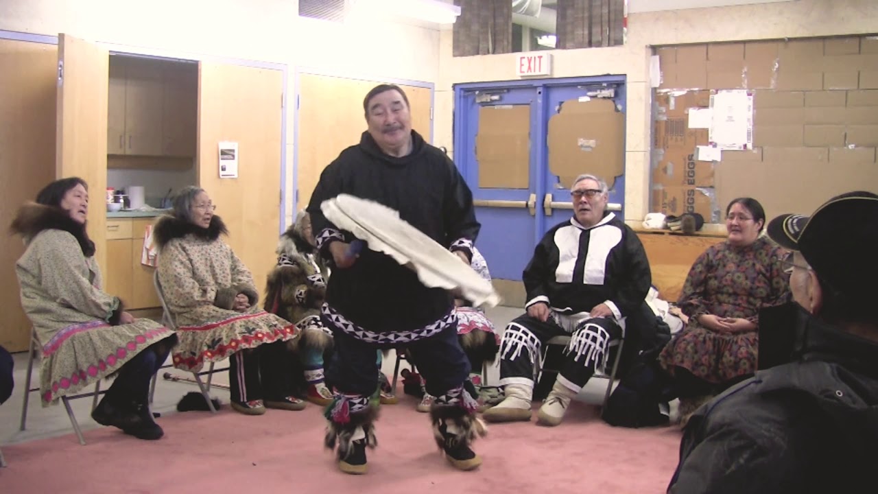 Recording Drum Dance Songs, Kugluktuk, 2010