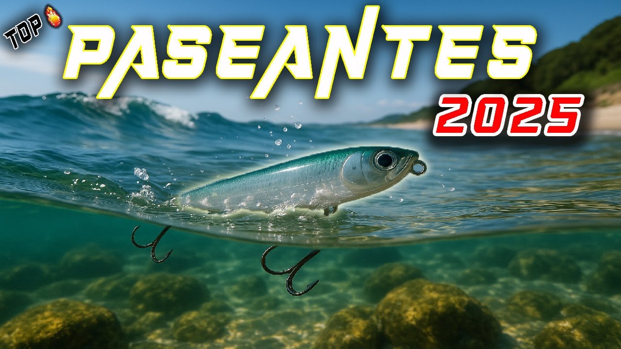 ⭐TOP 5 🎣 PASEANTES para pescar LUBINAS a spinning en SUPERFICIE.