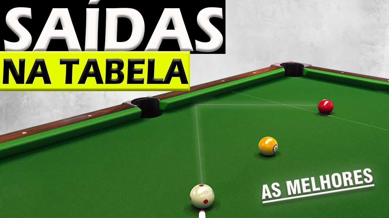 ✅Tabela na SINUCA. Saída em uma tabela🎱