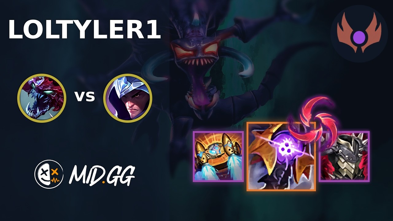 MID.GG: [ loltyler1 ] Cho'Gath MID vs Talon | NA MASTER | LOL Season 2026