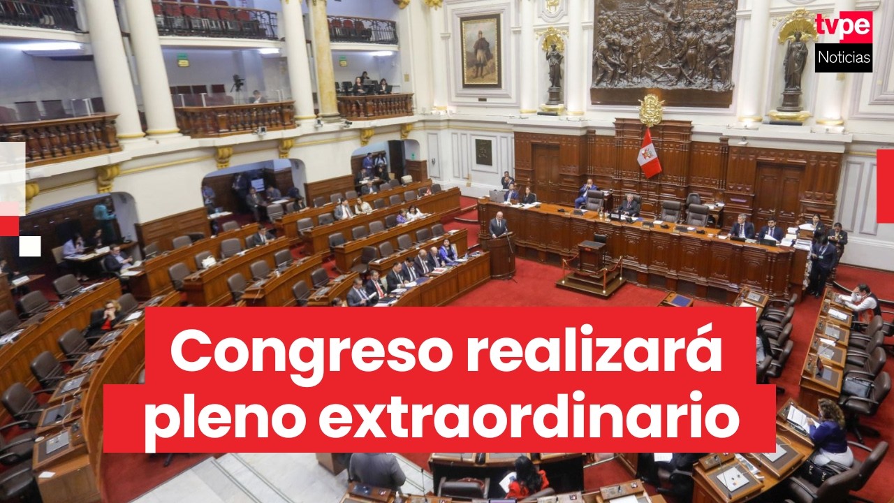 Congreso convoca a pleno extraordinario este 17 de febrero