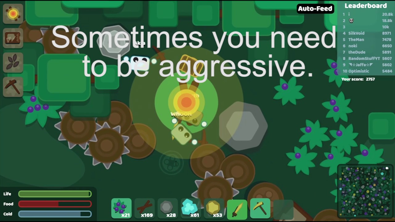 Starve.io - From the bottom to the Empire. Survived 24 days.