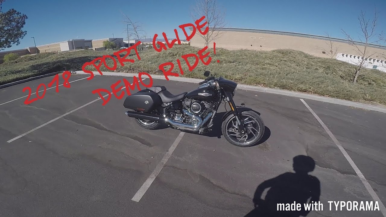 2018 Harley Davidson Sport Glide demo ride with impressions
