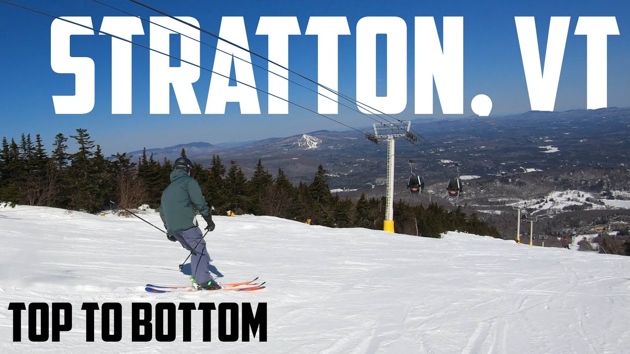 Stratton Mountain Top to Bottom, Via Upper Standard Black Run