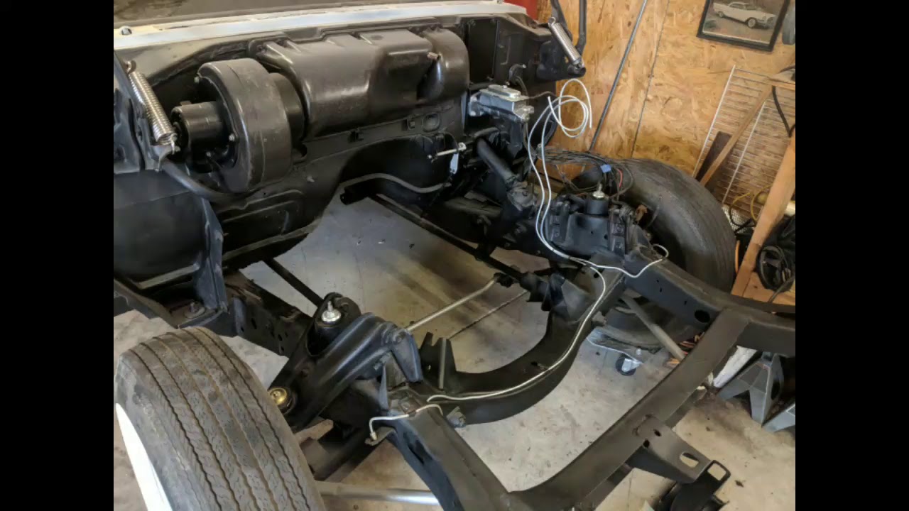1958 Plymouth engine installation
