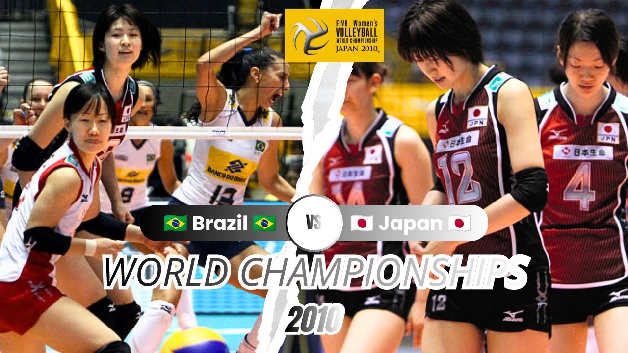 【HD】2010 🇧🇷 Brazil vs Japan 🇯🇵 🏐 Women Volleyball 🏐 FIVB World Championship