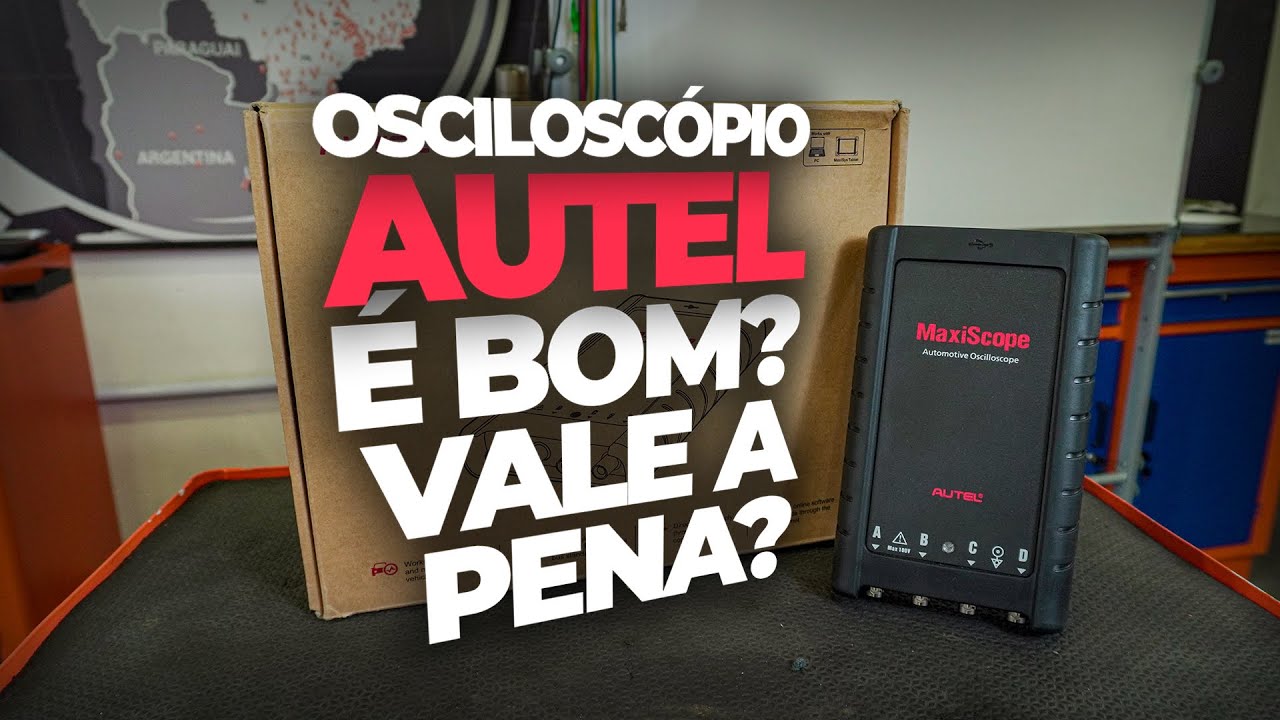 OSCILOSCÓPIO DA AUTEL, VALE A PENA? É BOM? UNBOXING, INSTALAÇÃO E CONSIDERAÇÕES FINAIS