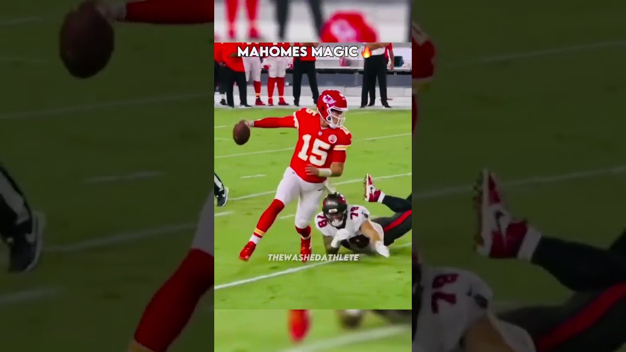 MAHOMES RIDICULOUS TD 😱 #shorts