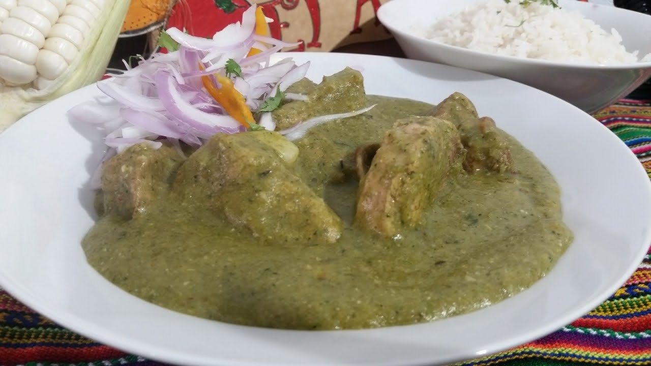 Pepian verde de choclo con culantro y cerdo delicioso |Peruvian pork & cilantro pipian #elajicito
