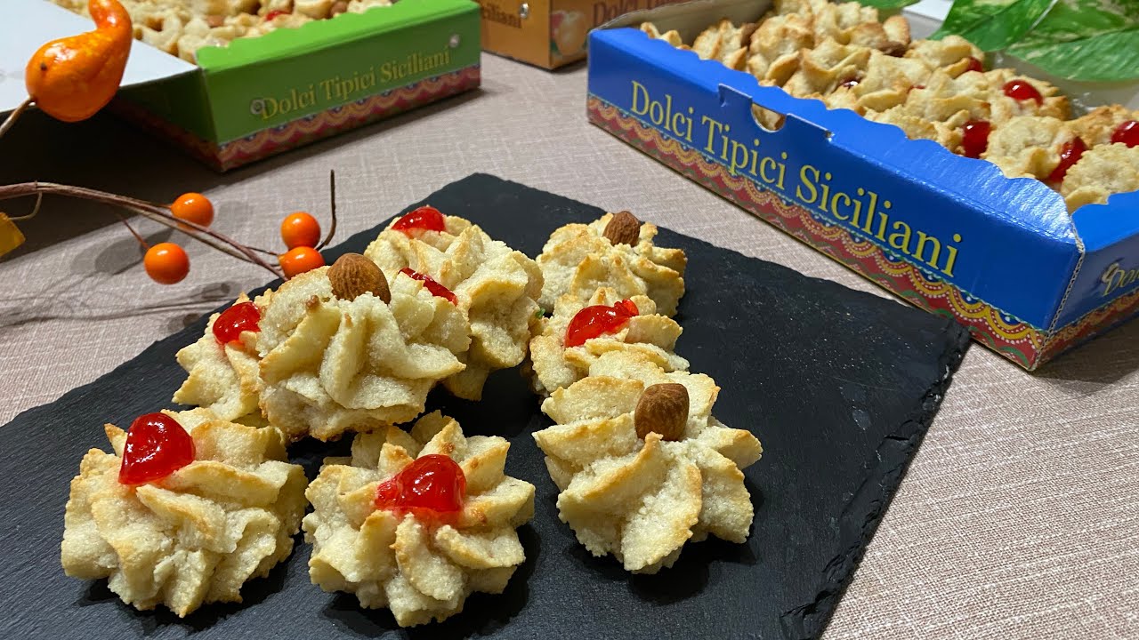Biscuiți Cu Făină Din Migdale..Super Delicatesă În Sicilia